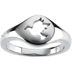 Ring Mounting with Dove Shape