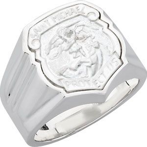 St. Michael Badge Ring