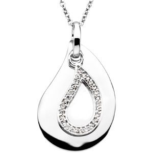 A Tear to Treasure Pendant & Chain