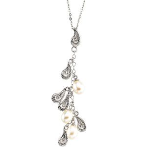 Teardrops Pendant & Chain
