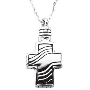 Cross Ash Holder Pendant & Chain