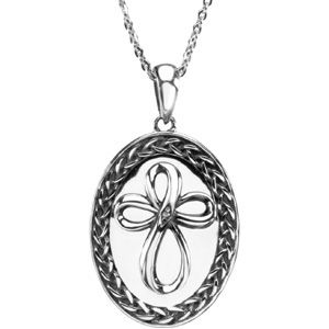 Employed by the Lord  Pendant & Chain