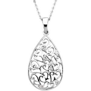 Tear of Sympathy Pendant & Chain