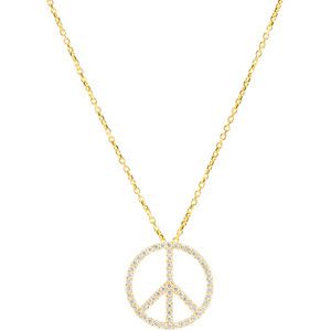 1/3 ct tw Diamond Peace Sign 16