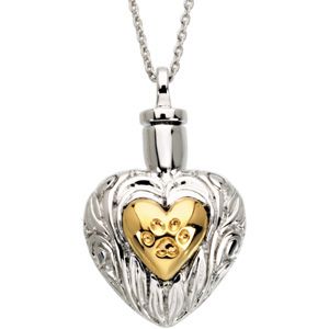 Pet Heart Ash Holder Necklace