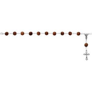 Olive Wood Rosary Bracelet