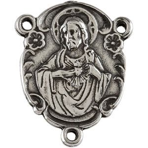 Sacred Heart of Jesus Rosary Center Medal