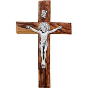 Olive Wood Wall Crucifix