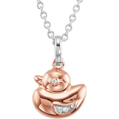 Youth Duck Diamond Necklace