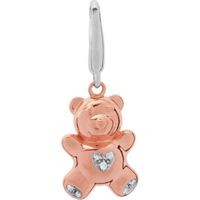Youth Bear Charm with Diamonds