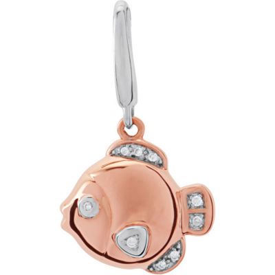 Youth Fish Charm with Diamonds