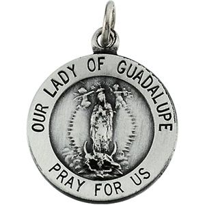 Round Our Lady of Guadalupe Medal