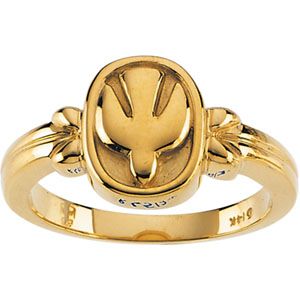 Holy Spirit Dove Ring