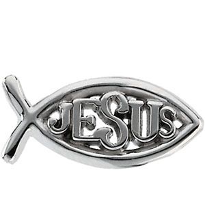 Ichthus (Fish), Jesus Lapel Pin
