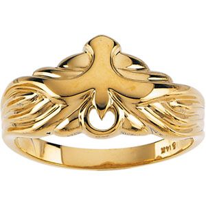 Holy Spirit Dove Ring