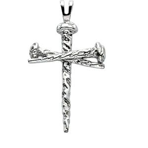 Nail Design Cross Pendant