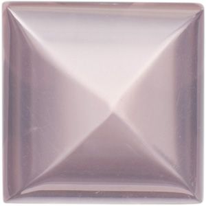 Square Genuine Rose Quartz