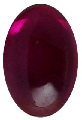 Oval Genuine Cabochon Ruby