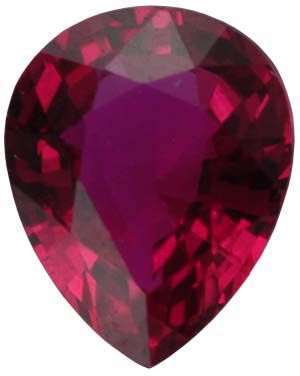 Pear Natural Madagascar Ruby