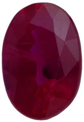 Oval Genuine Commercial Ruby