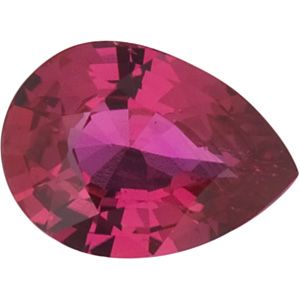Pear Genuine Madagascar Ruby