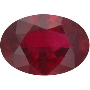 Oval Genuine Ruby