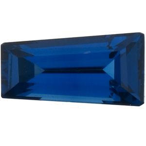 Tapered Baguette Genuine Blue Sapphire