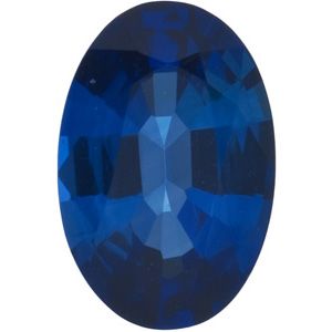 Oval Genuine Blue Sapphire