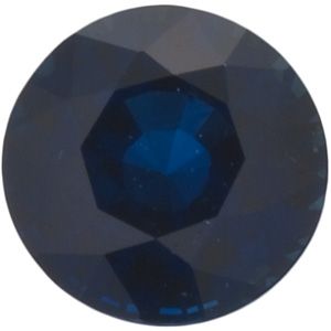 Genuine Blue Sapphire - Round Faceted; A Quality