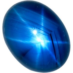 Oval Genuine Blue Star Sapphire