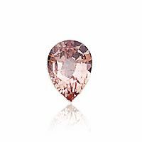 Pear Genuine Orange Sapphire