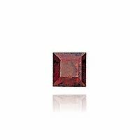 Square Genuine Red Sapphire