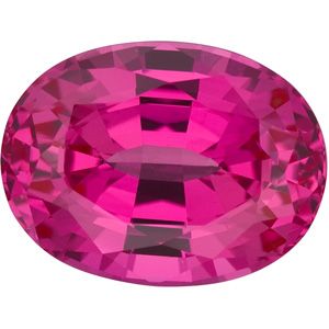 Oval Lab Created Pink Sapphire