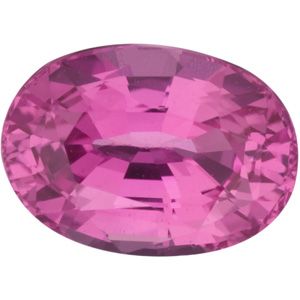 Oval Genuine Pink Sapphire