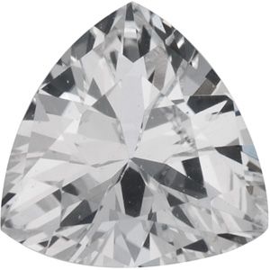Trillion Genuine White Sapphire