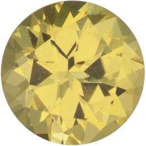 Round Canary Yellow Sapphire