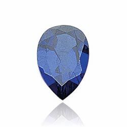 Pear Imitation Sapphire