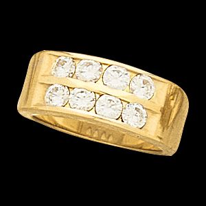 Double Row Anniversary Ring Mounting