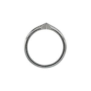 18K or Platinum Pinched Half Round Comfort-Fit Shank for 6 Prong