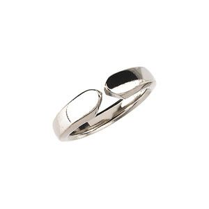 18K or Platinum Heavy Pinched Inside Round Shank for 4 Prong Setting