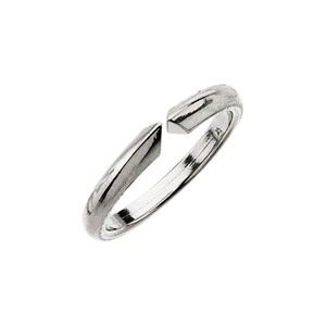 Pinched Half Round Shank for 4-Prong Setting