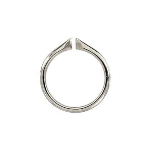 18K or Platinum Pinched Half Round Shank for 6 Prong Setting