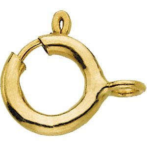 4.5mm Spring Ring with Closed Jump Ring