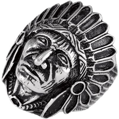 Stainless Steel Indian Head Ring