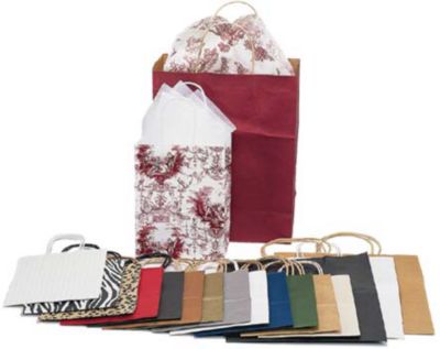 Zebra Standard Kraft Shopping Tote