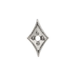 Diamond Shape Bright-Cut Tube Trim