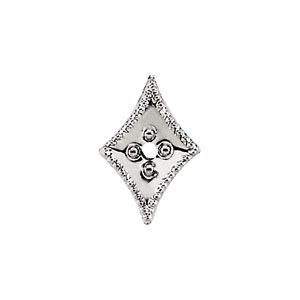 Diamond Shape Bright-Cut Tube Trim