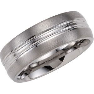 8.3mm Dura Tungsten&reg; Dome Band