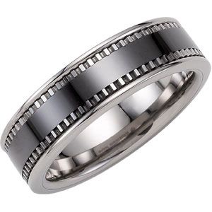 7.0mm Dura Tungsten&trade; & Ceramic Shudder Band 