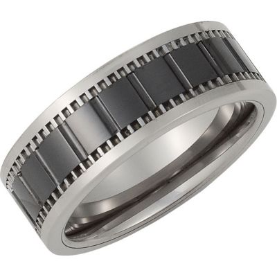 Dura Tungsten&reg; Grooved & Ridged Band